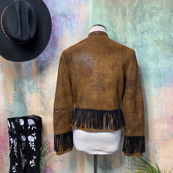 NWT📌CR RanchWear Show Stopper Faux Leather Jacket - Picture 2 of 16